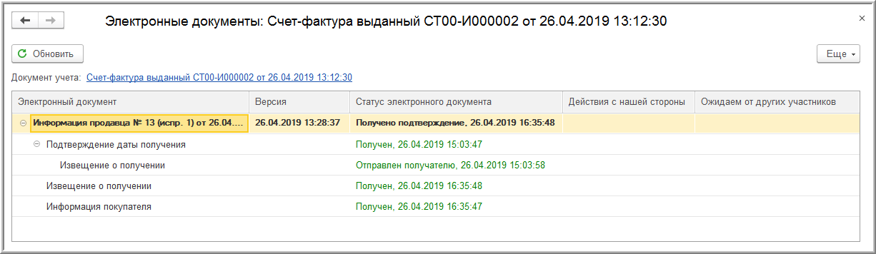 Не заполняется документ об отгрузке 1с